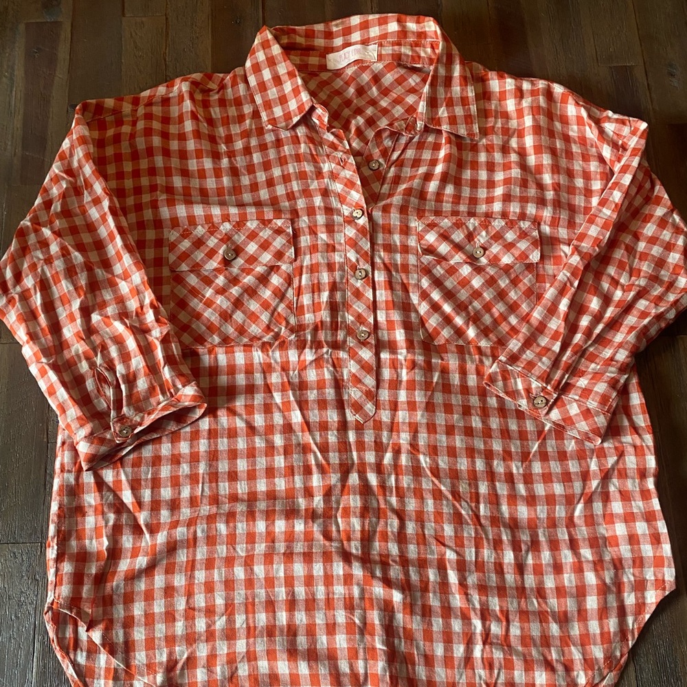 Boutique Flannel top!